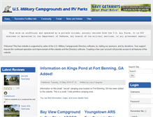 Tablet Screenshot of militarycampgrounds.us